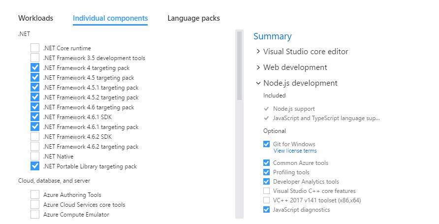 microsoft visual studio 2017 installer projects