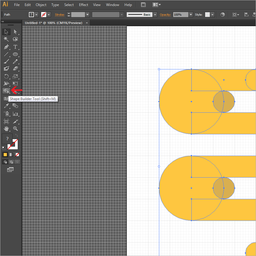 shape tool illustrator