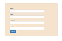 Create simple responsive form using html and css