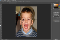 Remove Red eye using Photoshop