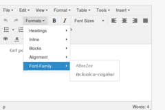 How to add Google fonts in TinyMCE editor in rails application?