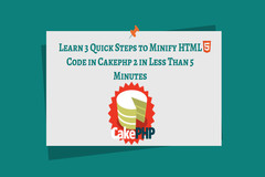 Minify Html in Cakephp 2.x