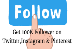 Get 100,000 Followers on Twitter, Instagram, Pinterest - Easy Tricks