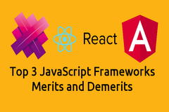 Aurelia, Angular2 and React - Top 3 JavaScript Frameworks with Merits and Demerits