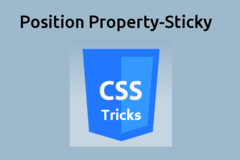 Use Position Property-Sticky to Make an Element Stick at Any Portion of the Window
