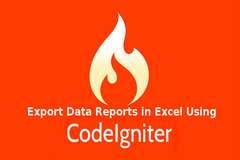 How to Export Data Reports in Excel Using Codeigniter Framework
