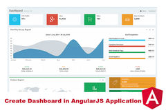 4 Quick Steps to Create Dashboard in AngularJS Application