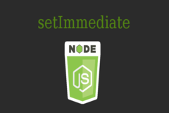 What is setImmediate in nodejs