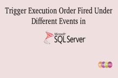 Trigger Execution Order Fired Under Different Events in SQL Server